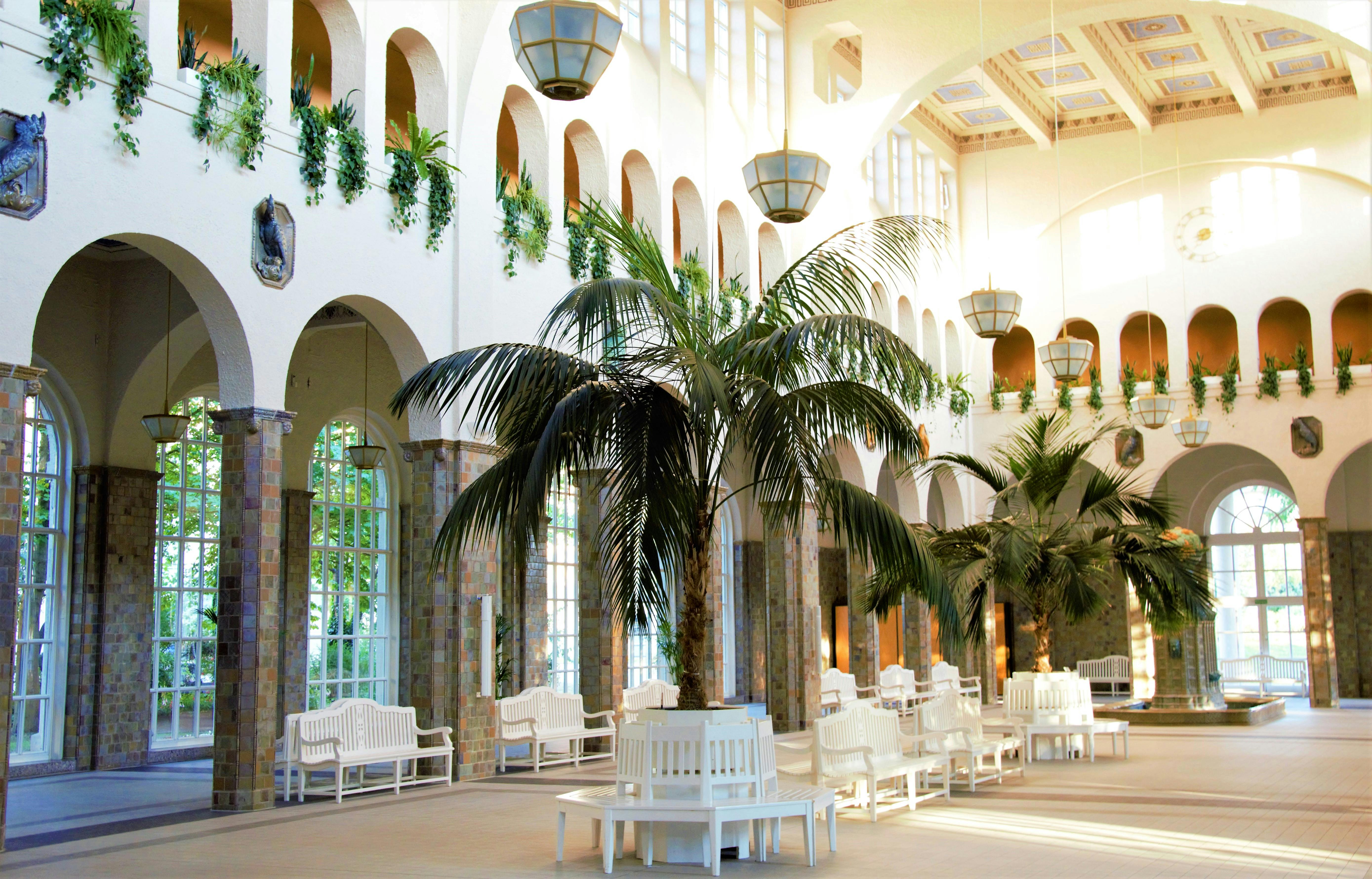 Artificial greenery for a luxury lobby