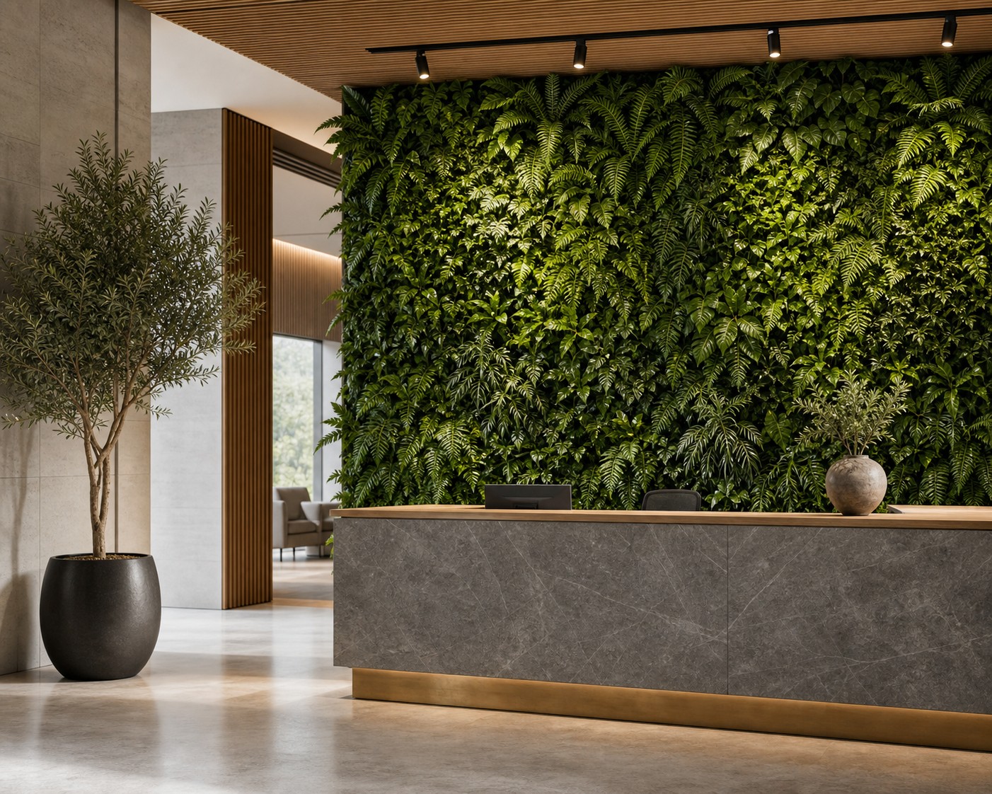 Artificial green wall product